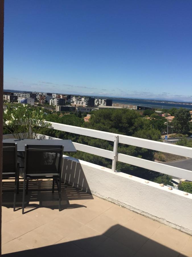 Face A La Mer Avec Piscine A Sete Luaran gambar